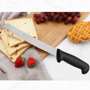 Sierra dentada profesional de acero inoxidable, cuchillo para pan, rebanador de pan, jamón, 8 pulgadas - Product Image 6