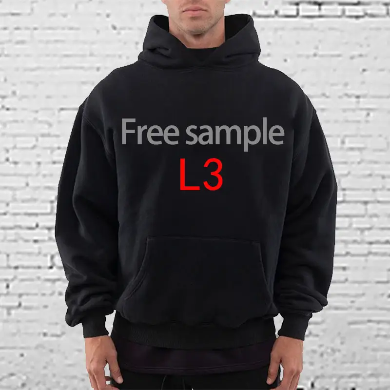 Streetwear Hoodies 100% Cotton 600gsm Heavy Weight Luxury Quality Puff Printing Custom Oversized Pullover Hoodies For Men