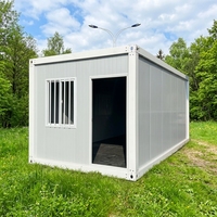 Maison-conteneur en métal moderne, écologique, peu profonde, résistante aux ouragans, insonorisée, isolée, imperméable, portable et démontable, pour hôtel