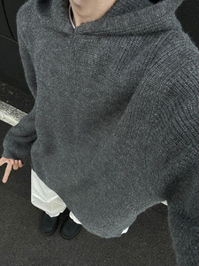 Autunno e inverno maglione a girocollo a maglia da uomo con motivo a quadri camicia di Base Casual stile natalizio - Product Image 5
