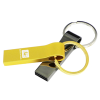Baolifeng Grosir Hadiah Bisnis Murah Custom Gantungan Kunci Logam USB Stick 2.0 4G 8GB 16GB 32GB 64 GB USB Key Kecepatan Tinggi USB Flash Drive