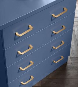 WEKIS Zinc <b>Gold</b> Modern Bedroom Kitchen <b>Cabinet</b> Handles & Dresser <b>Knobs</b> T-Bar Pulls for Wardrobe and Drawers - Product Image 6