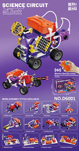 Blocs de construction STEM : Kit d'expérimentation scientifique sur les circuits pour enfants, ensemble de blocs de construction scientifiques éducatifs, briques d'ingénierie sans fil - Product Image 4