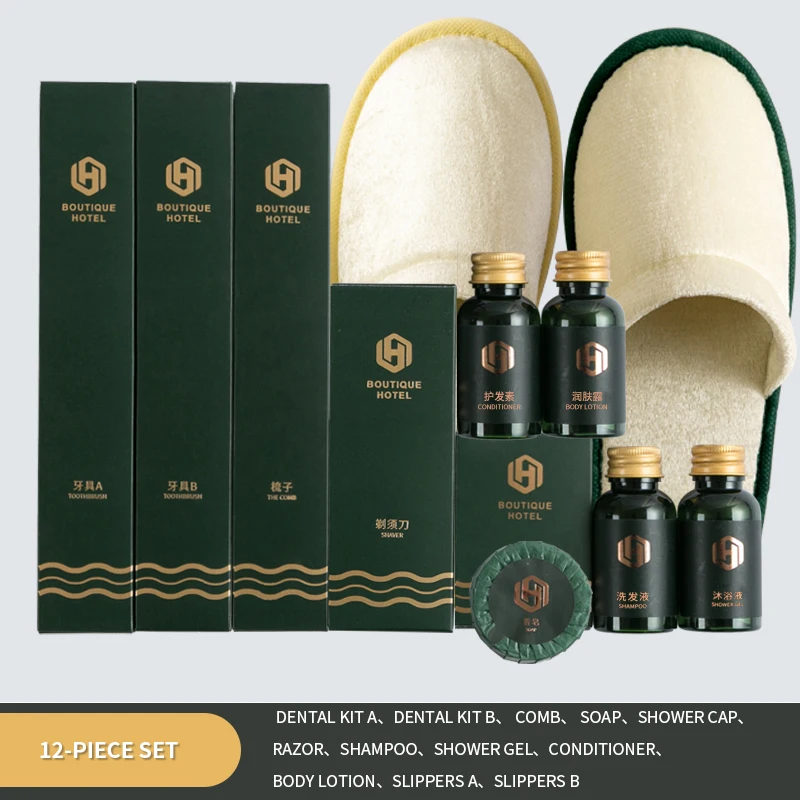 hotel shampoo bottles