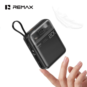 Remax อุปกรณ์ชาร์จ RPP-603<span class=keywords><strong>แบ</strong></span>บพกพาขนาด20000มิลลิแอมป์<span class=keywords><strong>ต</strong></span>่อชั่วโมง<span class=keywords><strong>แบ</strong></span><span class=keywords><strong>ต</strong></span>เตอรี่สำรองชาร์จเร็ว22.5วั<span class=keywords><strong>ต</strong></span><span class=keywords><strong>ต</strong></span>์พร้อมสายเคเบิ้ลใน<span class=keywords><strong>ต</strong></span>ัว - Product Image 1