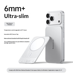 Batería Externa Magnética <span class=keywords><strong>Baseus</strong></span> Picogo Air AM71 3C de 5000mAh 22.5W 10000mah, Cargador para Teléfono Móvil - Product Image 1