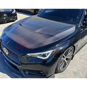 Capot en fibre de carbone pour Infiniti Q60, stock d'entrepôt Q50 - Product Image 3