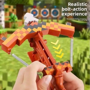 Balestra e arco <span class=keywords><strong>Minecraft</strong></span>, giocattolo per bambini, catapulta per ragazzi, arma MC, arco incantato, regalo <span class=keywords><strong>di</strong></span> tiro con l'arco, ciondolo - Product Image 2