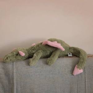<span class=keywords><strong>Linda</strong></span>, Juguete de Peluche de Dinosaurio de Peluche Corto, Diseño de Matcha y Nieve de Persimón, Ideal para Bebés y Niños Pequeños - Product Image 2