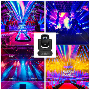 SHTX Última Lámpara de Escenario Móvil LED de Alta Luminosidad Mini 120W 150W con Control DMX 512 para DJ, Discoteca, Fiesta, Luz de Escenario RGBW con Efecto de Haz - Product Image 5