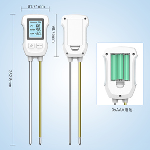 농업 정원용 N11 <span class=keywords><strong>PH</strong></span> 수분온도 센서 3-in-1 디지털 토양 테스터 토양 측정기 - Product Image 2