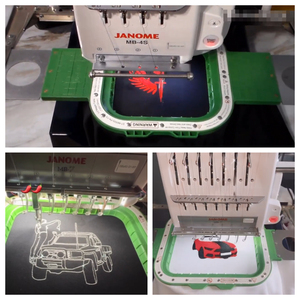 Bastidor de Bordado Magnético Mighty Hoop para Máquinas de Bordar de Cabezal Único <span class=keywords><strong>Janome</strong></span> <span class=keywords><strong>MB4</strong></span> MB-4S MB7 MB-7S Elna 940 970 - Product Image 3