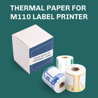 Mini-imprimante AIMO Original Design M110, rouleau de papier thermique pour étiquettes de vêtements, codes QR, bijoux