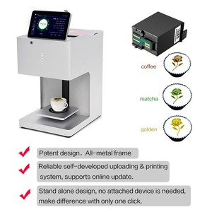 Machine d'impression numérique 3D pour photos comestibles, macarons, gâteaux, chocolat, capuchino, latte art, impression jet d'encre, <span class=keywords><strong>imprimante</strong></span> à café - Product Image 5