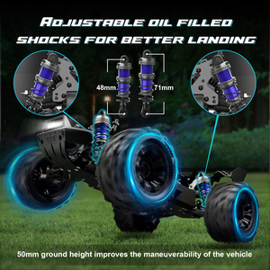 Jiusi mt14r RC drift xe 1:14 quy mô không chổi than động cơ 3S 3600kv 80 km/h 4WD <span class=keywords><strong>Buggy</strong></span> Racing điều khiển từ xa xe tốc độ cao Rock kim loại - Product Image 3