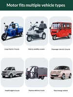 Moteur CC sans balais à aimant permanent pour tricycle électrique, haute vitesse, forme carrée, 16 pôles, 3000W, haute puissance, bobinages entièrement en cuivre