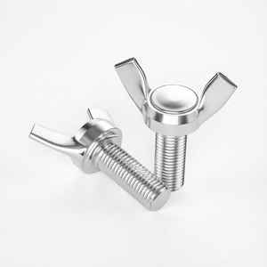 Écrou à oreilles M4-M24 métrique à tête ronde polie, entièrement fileté, droit, usiné CNC, pour usage industriel général - Product Image 4