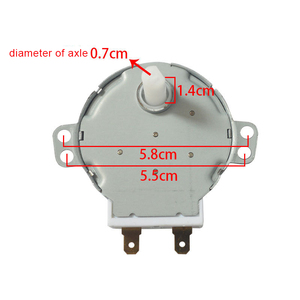 Lò vi sóng bảng quay động cơ đồng bộ CW / CCW 4W 5/6rpm tốc độ <span class=keywords><strong>AC</strong></span> 30V - Product Image 4