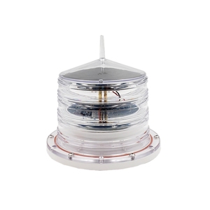 ضوء LED أبيض اللون للإشارة البحرية يعمل بالطاقة الشمسية - Product Image 2