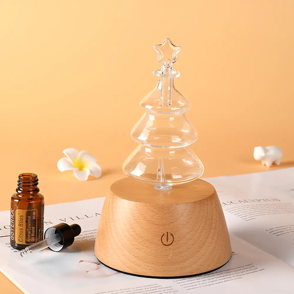 Cheap Ultransmit Ce Rohs Beautiful Classic Private Label Real Wood Aromatic Aromatherapy Oil Aroma Vaporizer Diffuser