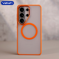 Étui rigide magnétique antichoc en PC mat VAWI B350 en gros pour Samsung S23 24 25 26 Ultra Plus pour iPhone Android