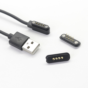 Vente en gros d'usine : Connecteur USB-A mâle vers 4 broches POGO PIN pour la charge de montres connectées dans le domaine des appareils électroniques - Product Image 2