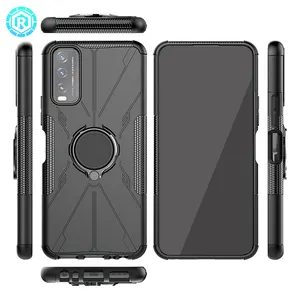 Coque de téléphone portable flexible, style simpliste, étui en TPU hybride pour Vivo Y20