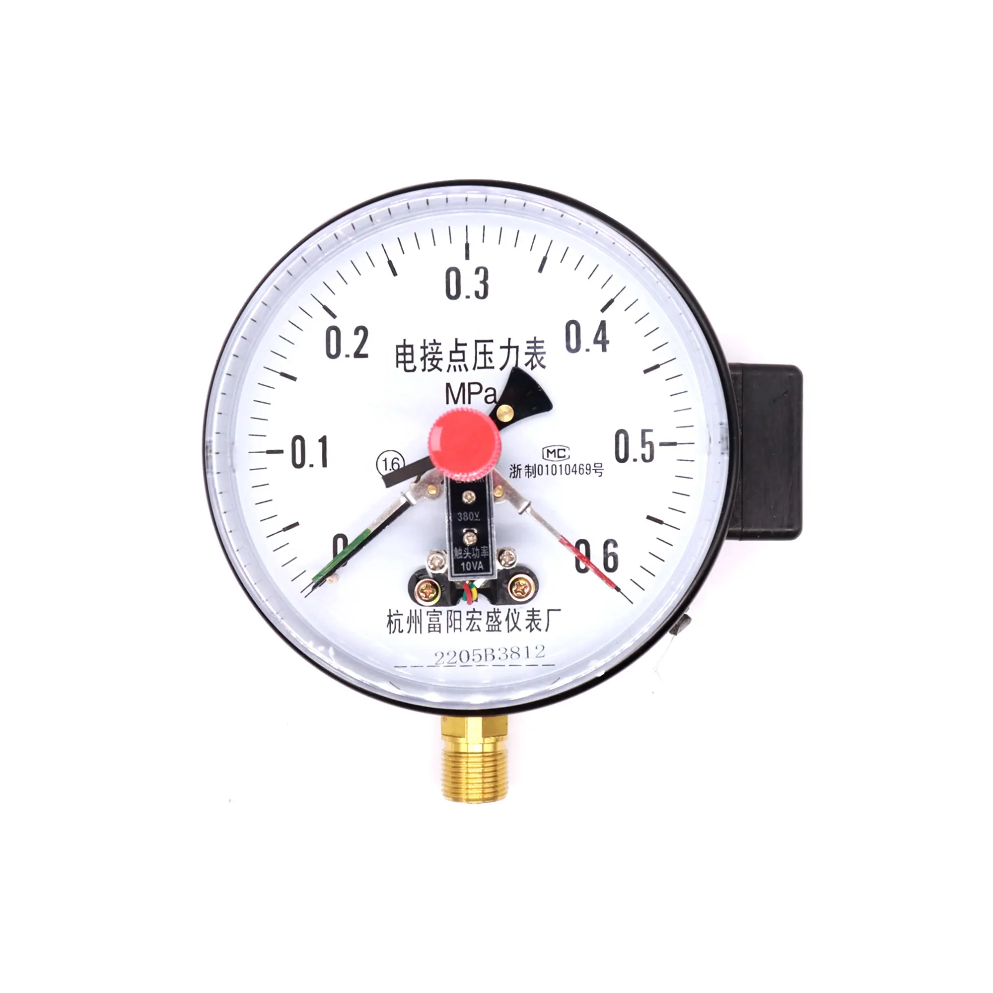 Magnetic aid electric contact pressure gauge pressure controller YX150