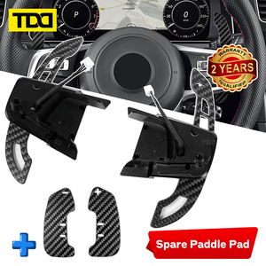 Palettes de changement de vitesse magnétiques en fibre de carbone TDD pour volant VW MK7 - Product Image 2