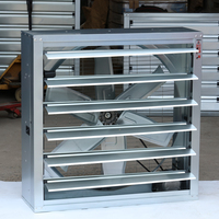 Nouveau ventilateur de refroidissement à grand débit d'air pour l'élevage avicole, la production laitière, les serres industrielles, marque Minxin, modèle 50 kg 1380 mm