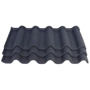 Stone Coated Metal Roofing Tile Building Materials Roof Shingle Construction Materials For Villa