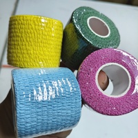 Bande adhésive élastique en coton de 2 pouces pour soulevés de terre, poignée de crochet, protection du pouce et des doigts pour la force athlétique et amélioration du contrôle de la préhension