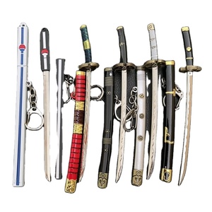 11 Modelli di Portachiavi in Metallo Stile Anime Zoro Uchiha, Portachiavi Promozionali in Lega per Cosplay - Product Image 1