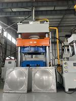 Presse hydraulique servo à quatre colonnes multifonctionnelle de 315 tonnes pour tôles de réservoirs d'eau en acier inoxydable avec contrôle PLC 380V/220V/110V