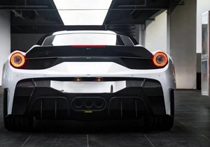 Kit de Carrocería con Alerón de Fibra de Carbono Estilo 458 V, Nuevo, Parachoques para 458, para Convertible con Techo Rígido 2010-2014 - Product Image 3