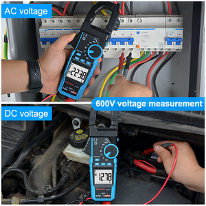 Cm87a kỹ thuật số kẹp <span class=keywords><strong>Meter</strong></span> 600A AC hiện tại Tester đúng <span class=keywords><strong>RMS</strong></span> tự động phạm vi kháng Diode vạn năng TES kỹ thuật số kẹp <span class=keywords><strong>Meter</strong></span> - Product Image 2