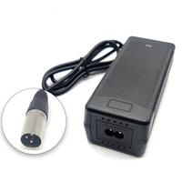 54.6V 2A 锂离子电池充电器，适用于 48V 13S 锂离子电池 XLR 插座/连接器充电器