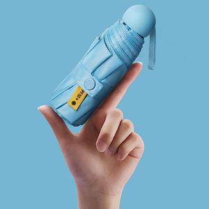 Paraguas Compacto de Bolsillo, Plegable en 5 Secciones, con Estuche de EVA, Resistente al Viento - Product Image 1