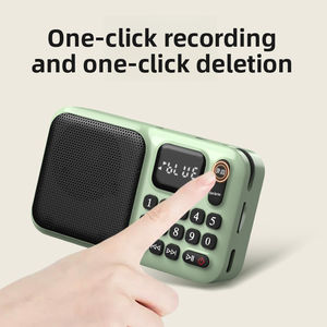 Radio <span class=keywords><strong>FM</strong></span> Portátil Recargable con Ranura para Tarjeta Multifunción para Altavoz Bluetooth, para Personas Mayores, Hecha de Plástico - Product Image 5