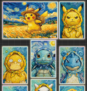 YQ Pokemoned Art Board – Carte à collectionner d'anime rare, sac surprise premium, impression couleur intégrale dessinée à la main, coffret cadeau - Product Image 5
