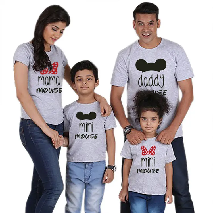 Tenues d'usine ODM pour famille ensemble de vêtements assortis tenues assorties maman et fille