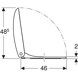 Asiento de ajuste térmico Citterio con cierre acolchado Producto de suministros de baño - Product Image 5
