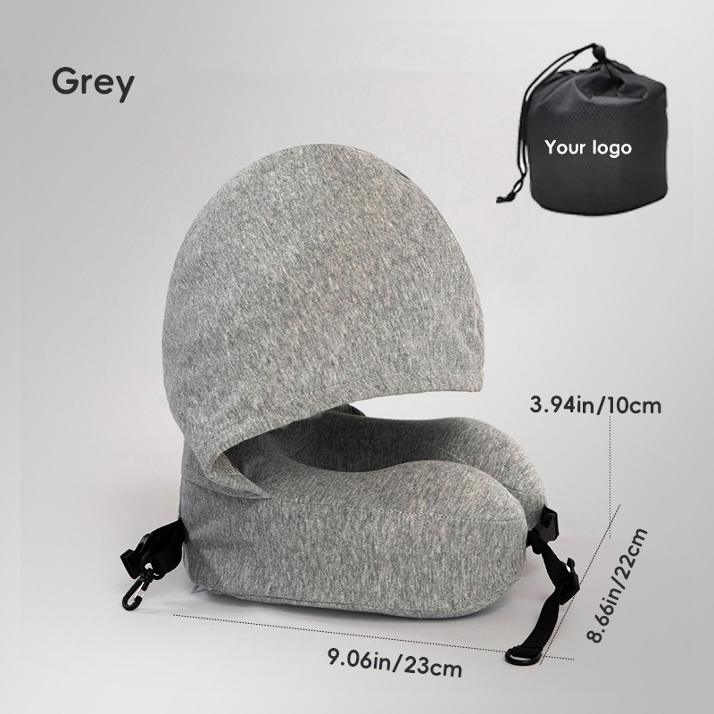 Gris clair + chapeau + sac de rangement