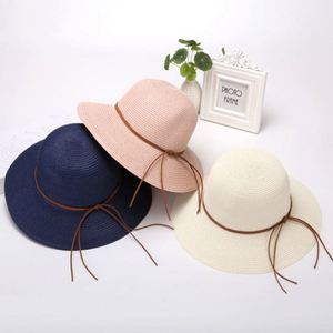 Women Summer Floppy Casual Folding Breathable Cool Grass Korean Large Brim <b>Straw</b> <b>Hat</b> - Product Image 1