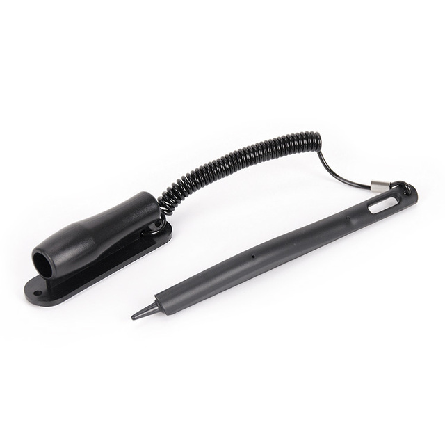 Private Mold Hard Tip Spring Cord Stylus Plastic Metal Touch Pen for POS PDA Industrial PC Car Navigator Etc.