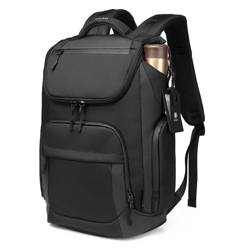 Ozuko D9409 toptan moda USB erkekler geri paketi özel markalı yürüyüş sırt çantaları 2023 dizüstü bilgisayar çantaları Laptop sırt çantası Anti şok