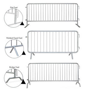 2m 2.5 מ 'לטבול חם פלדה מגולוון בקרת קהל זמני על בטיחות הציבור - Product Image 1