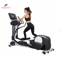 Firstfit Gym Cardio Exercise 20 niveaux de résistance EMS Transmission bidirectionnelle autonome Cross Trainer Elliptical Machine