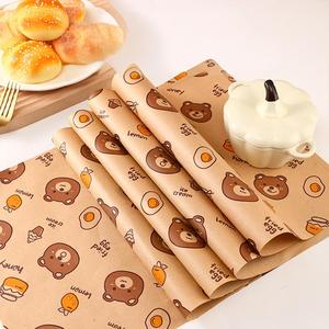 Papel para envolver carne de hamburguesa, a prueba de grasa, con logotipo impreso personalizado al por mayor y tamaño a medida, de calidad alimentaria, recubierto con cera. - Product Image 2