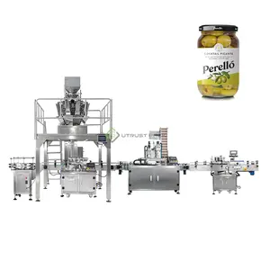 Olive Pickle Rotary Packing Machine Bottle Packaging Machine Of Pickles